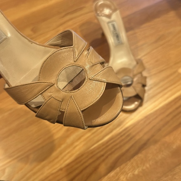 Jimmy Choo tan VTG kitten heel - Picture 3 of 9